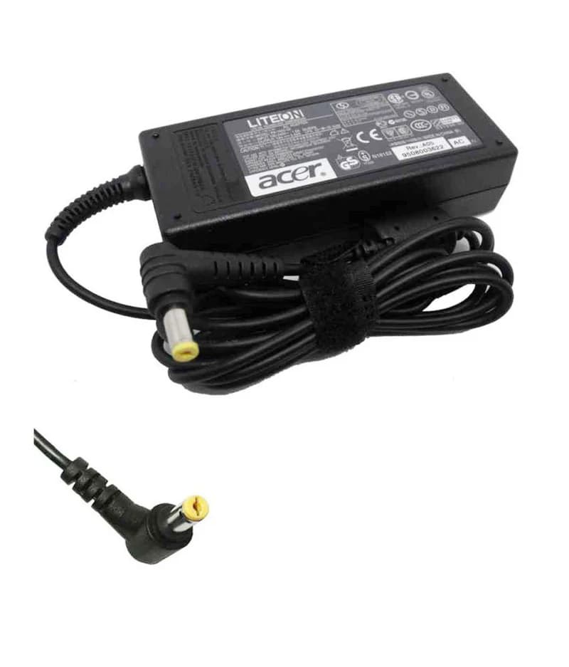 Acer 19V 3.42A 65W Laptop Adapter – Big Pin Charger (5.5mm × 1.7mm)