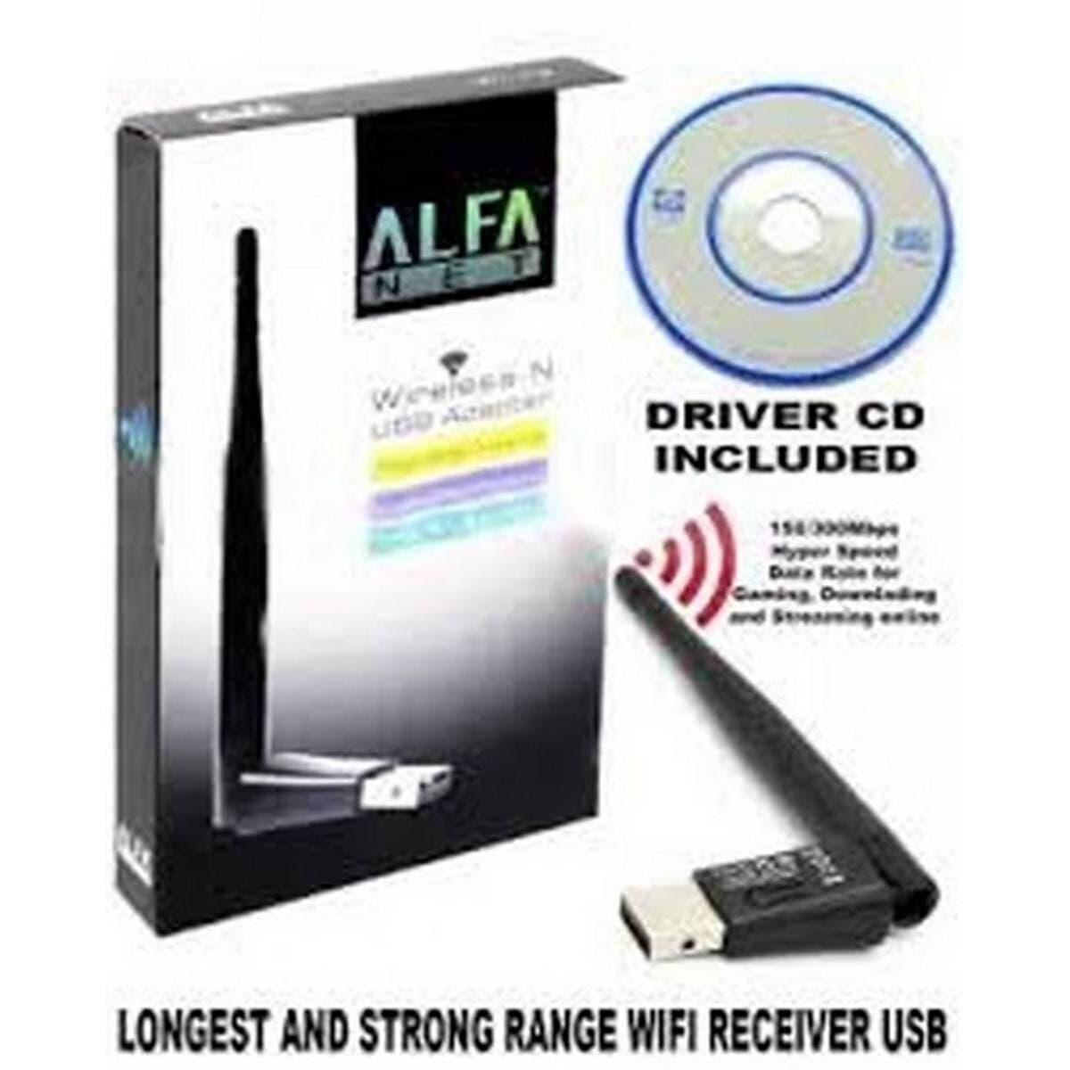Alfa Net Wireless-N High-Gain USB Wi-Fi Network Adapter